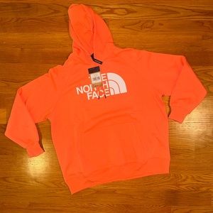 The North Face Orange / Coral hoodie